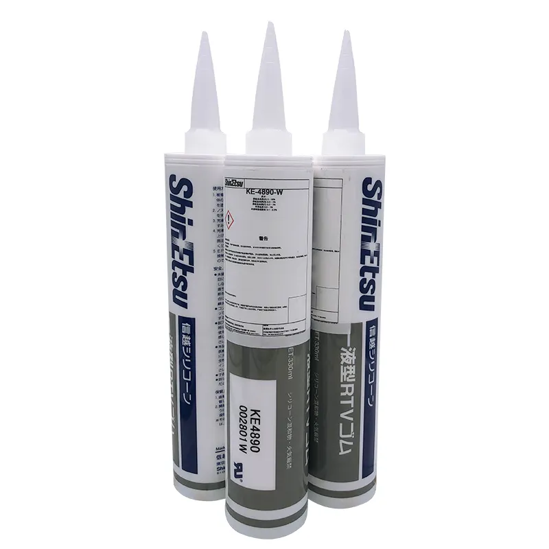 Shin信越Ke-4890 Flame Retardant High Temperature Resistant Silicone Sealant For Sealing Aluminum、Ceramic And Glass Adhesives