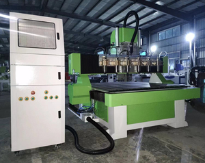Enrutador CNC 3D de 4 ejes Velocidad rápida Cabezales múltiples Uso múltiple Máquina CNC de esculpir 3D Enrutador CNC de 3 ejes y 6 husillos - Product Image 4