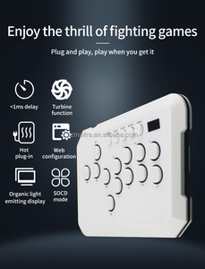 Classico A50 tastiera da gioco con cavo Controller POWKIDDY comoda tastiera da gioco RGB illuminazione ambientale retrò scatola per videogiochi - Product Image 3