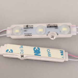 Yüksek parlaklık DC 12V 3 Leds modülü 1.5W ultrasonik enjeksiyon IP67 Lens SMD 5730 sıcak beyaz Led modül lamba ile Led modülleri - Product Image 1