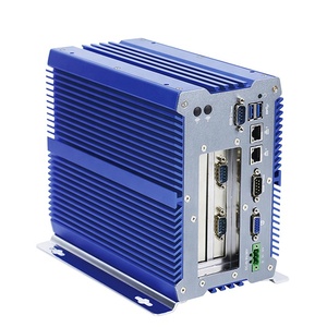 Support 9-36V Industrial Blue <strong>Embedded</strong> Box PC Support PCIE X4 2PCI 10G LAN - Product Image 2