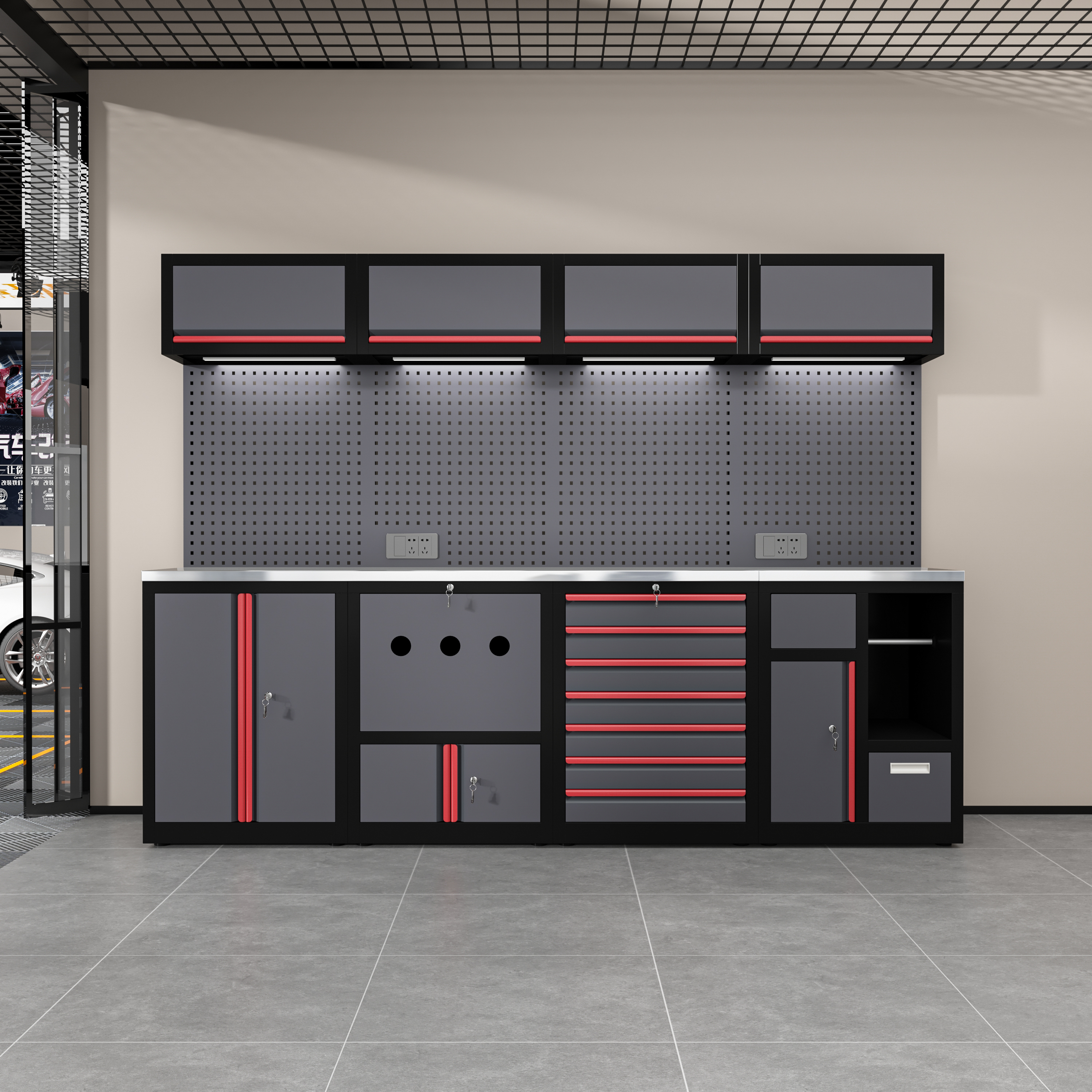Four-unit workstation - S07