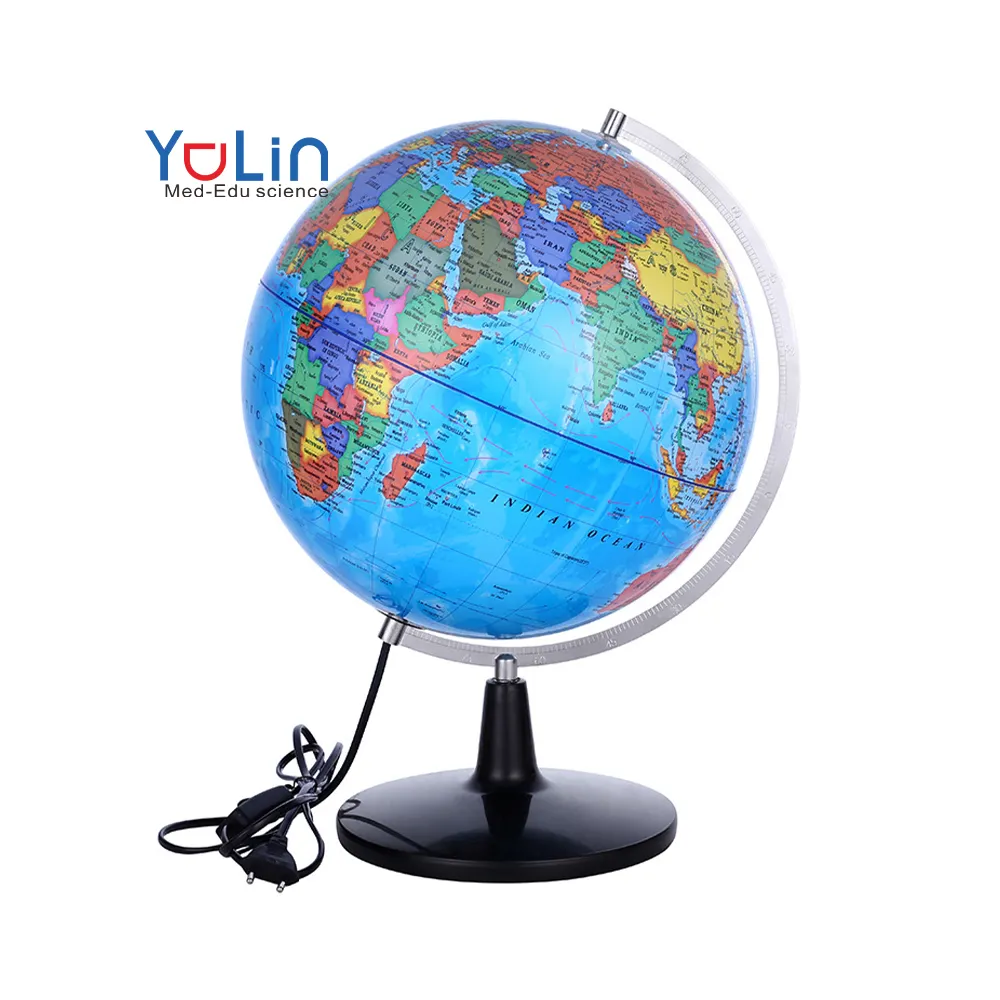 32cm Earth Model Geography demonstration globe with latitude and longitude