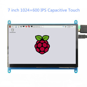 Raspberry Pi 7 Zoll 1024 * 600 HD IPS kapazitiver Touchscreen-Panel TFT-LCD-Modul Bildschirm Anzeige für Raspberry Pi 3 B+/4B - Product Image 2