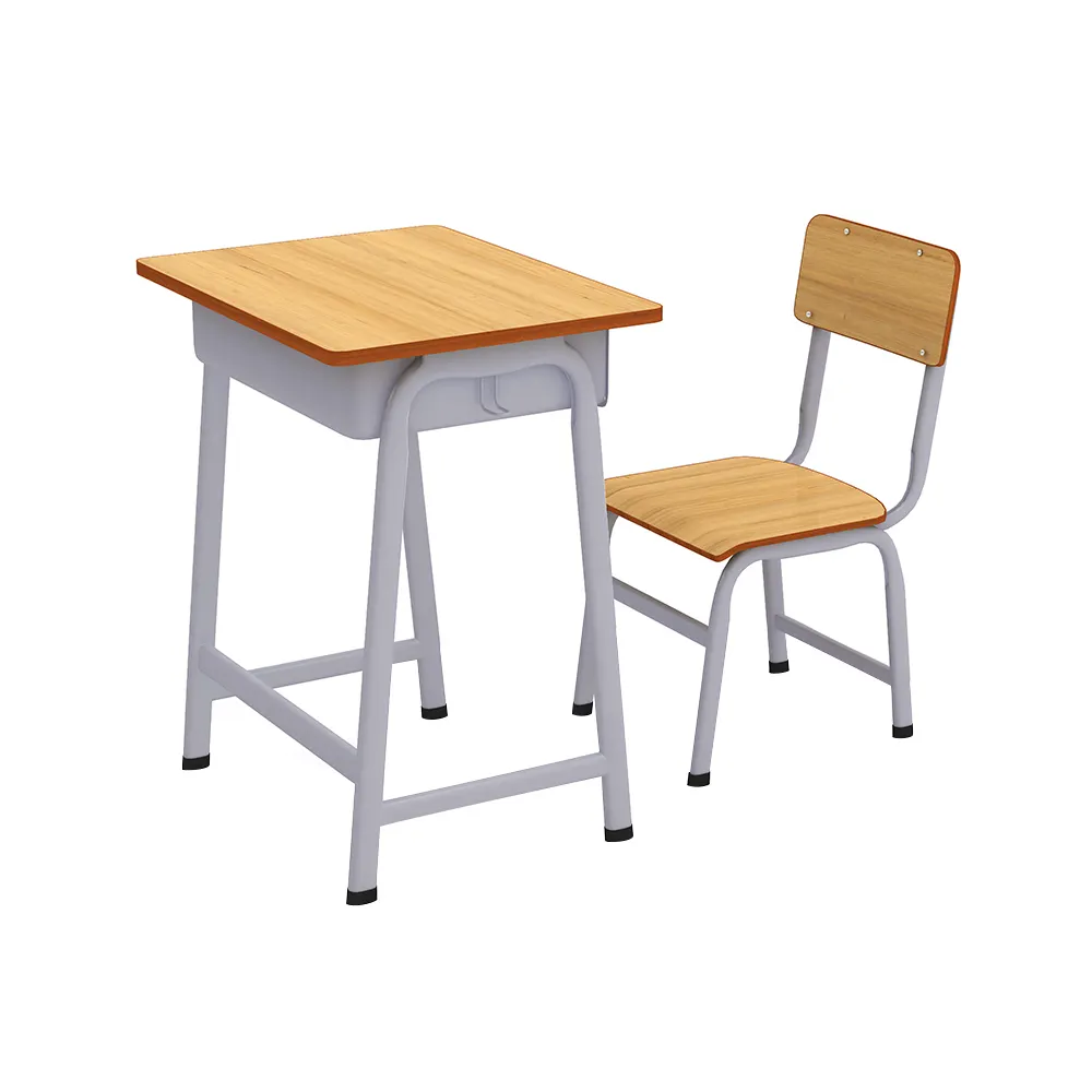 Moderno meja sekolah economico pupitre de currela studente per bambini aula banco di scuola scrivania e sedie