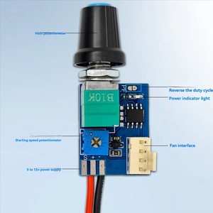 L69A DC12V 4 Pin <span class=keywords><strong>PWM</strong></span> regolatore di velocità della ventola <span class=keywords><strong>PWM</strong></span> regolatore di velocità della ventola