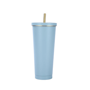 Hot Selling 304 Stainless Steel Thermos 750ml Large Capacity Water <strong>Cup</strong> Straw <strong>Cup</strong> Coffee <strong>Cup</strong> - Product Image 6