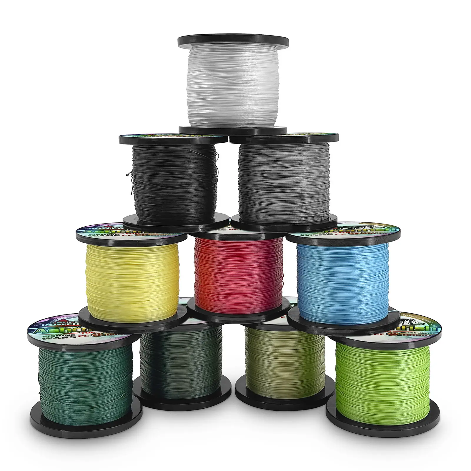 Multifilament 4 braid best soft cheap wholesale factory long tuna super strong fishing line