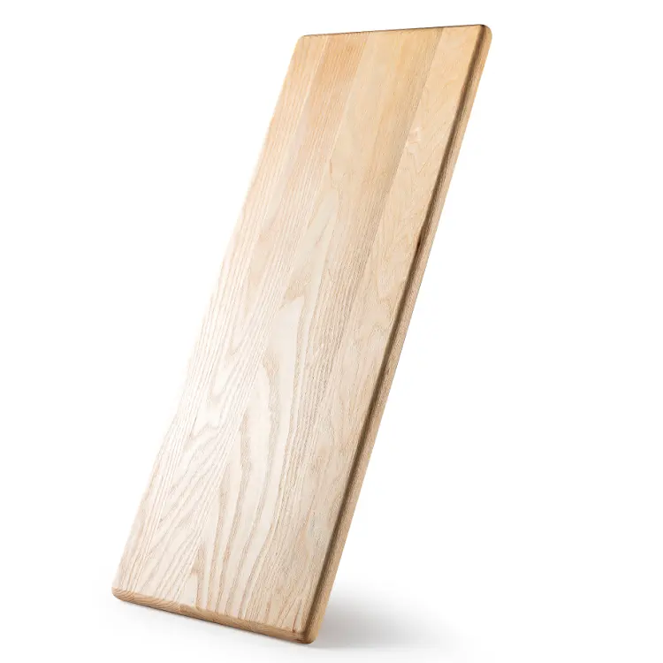 Planche à découper en bois de frêne rectangulaire naturel Planche à découper Blocs à découper Fromage en bois Planche à pizza pour restaurant Maison