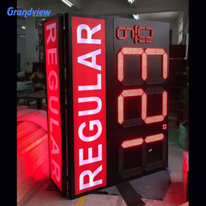 Tankstelle Pylon Zeichen Tankstelle Zeichen führte 7 Segment LED Board Gas Preis Licht Anzeige - Product Image 1