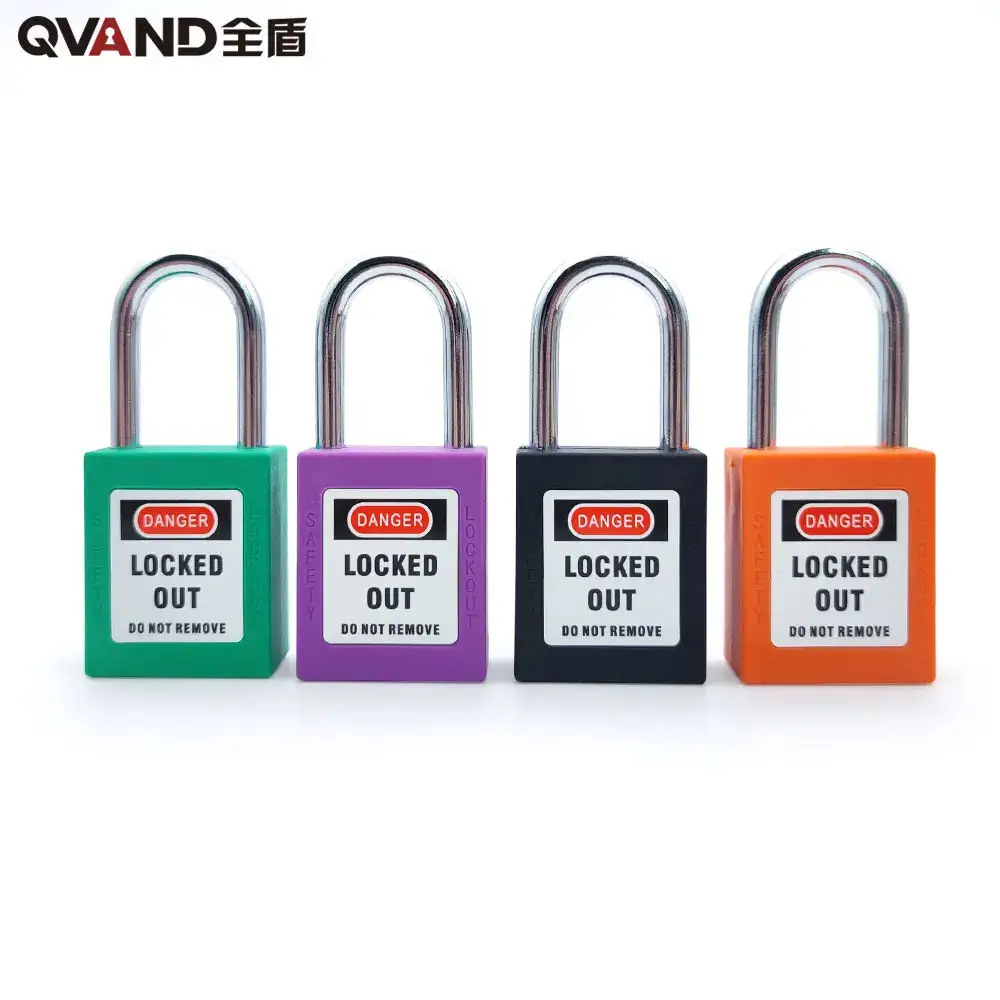 QVAND 38mm lucchetto di sicurezza con la stessa chiave miglior prezzo lucchetti di fabbrica per blocco tagout blocco rosso