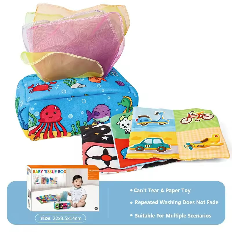 Monde sous-marin - Papier 3 clics - 9 foulards