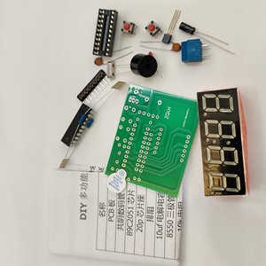 AT89C2051 Digital 4 Bits Electronic Clock Electronic Production Suite DIY <strong>Kit</strong> Learning <strong>Kit</strong> - Product Image 3