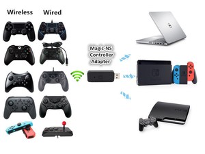 Honcam无线控制器适配器转换器允许将PS3/PS4/XBOX控制器与任天堂交换机或个人电脑一起使用 - Product Image 3