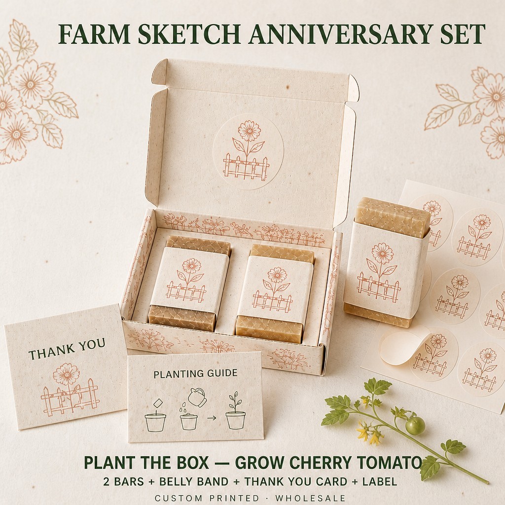 Set Anniversario Farm Sketch