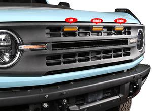 Bluetooth APP kontrolü ile Ford Bronco için 2025 N2 RGBW LED ızgara ışık kiti, 5 ışık modları, yüksek parlaklık ve renk değiştirme - Product Image 4