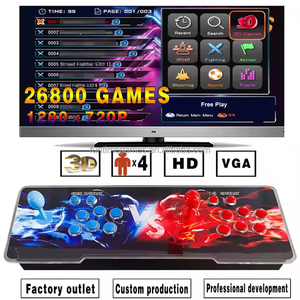 <strong>2</strong>-<strong>Player</strong> <strong>Arcade</strong> Game Machine with Joystick &amp; Retro Controller TV-Compatible - Product Image 4
