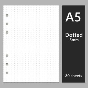 Papel de relleno de hojas sueltas A5 A6, 6 anillos, 90 páginas, para diario, cuaderno, planificador semanal mensual, archivador de presupuesto rellenable - Product Image 4
