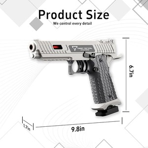 Soft Bullet Toy Gun TTI2011 Shell Ejecting Hot Selling Revolver Soft Bullet Safe Toy Gun - Product Image 6