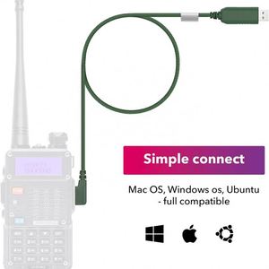 ロゴ230RcBaofeng Bofeng Uv-13 Uv9R Pro 2 In 1 UsbプログラミングケーブルタイプKトランシーバー用 - Product Image 3