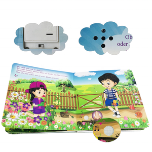 Yimi กระดาษ การพิมพ์แบบกําหนดเองสําหรับเด็กหนังสือภาษาอังกฤษการเรียนรู้เพลงหนังสือกระดานเสียงสําหรับเด็ก