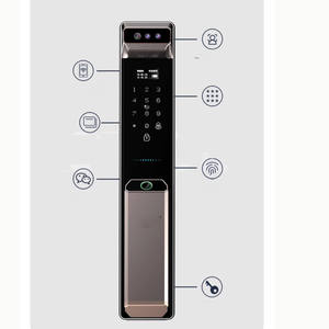 Tuya Smart Türschlösser Niedriger Preis Wasserdichte elektronische Haustür mit biometrischem Code Finger abdruck App Schlüssel karte Zugang zum Heimgebrauch - Product Image 1