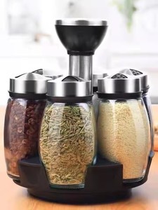 WONDERFUL 7PCS 120ml Household Kitchen <strong>Spice</strong> <strong>Jars</strong> With Rack Porta Tempero Condimento Cheap Lids Glass Seasoning <strong>Spice</strong> <strong>Jars</strong> - Product Image 5