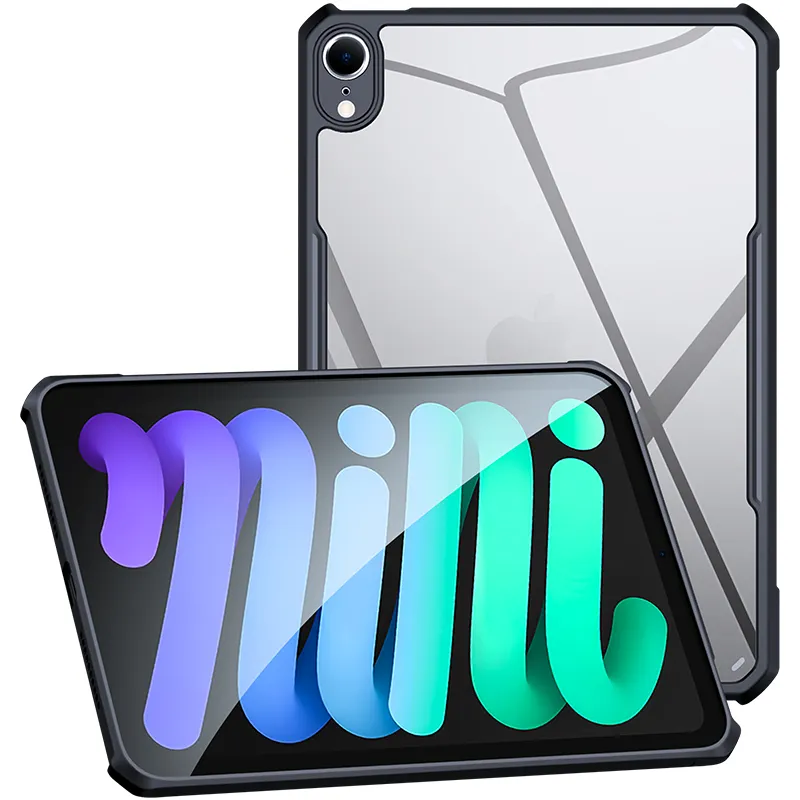 XUNDD casing Tablet bening akrilik, sarung pelindung pintar tahan guncangan untuk Apple iPad Mini 6 anti debu