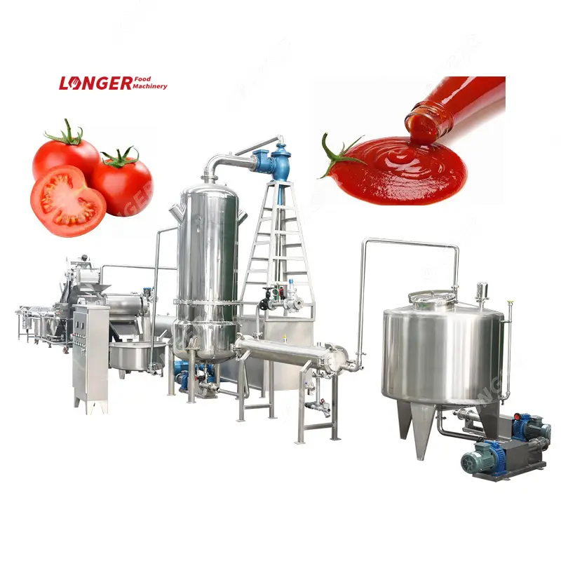 Pasta de tomate pequena que faz linha de produção, máquina de processamento do saquinho do molho de tomate