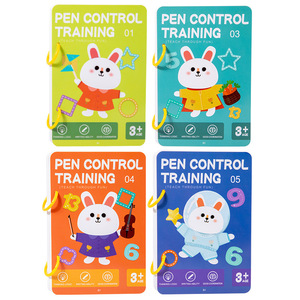 Children's Early Education Control Pen Training Erase Fun Entry <strong>Basic</strong> Calligraphy and Pen Exercise <strong>Book</strong> - Product Image 2