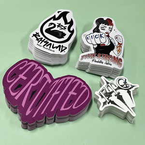 High Quality Custom Logo <strong>Sticker</strong> Pvc Vinyl <strong>Sticker</strong> Weatherproof Die Cut <strong>Stickers</strong> - Product Image 6