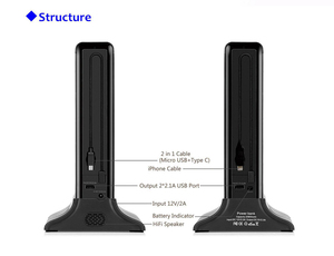 3 in 1 <strong>Wifi</strong> Restaurant Coffee Shop Bars Table Menu Power Bank <strong>with</strong> Advertising Player and Touch Screen - Product Image 5