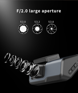 Mini schermo 3.0 pollici doppia fotocamera a 2 canali Dash Cam con sensore G - Product Image 2