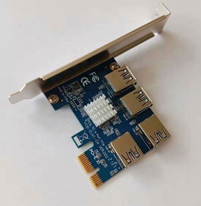 <strong>PCI</strong>-E to <strong>PCI</strong>-E Adapter 1 to 4 <strong>PCI</strong>-Express Slot 1x to 16x USB 3.0 Special Riser Card PCIE Converter - Product Image 2
