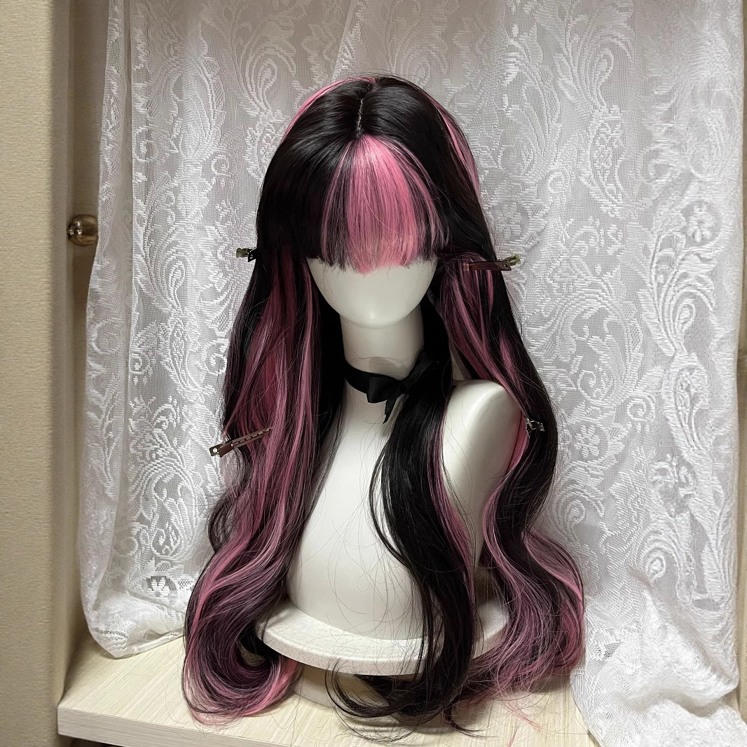ผงสำเนียงสีดำ + ตาข่ายผม