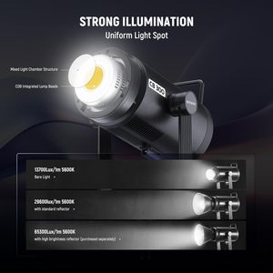 NEEWER CB300C 300W RGB LED-Video licht APP/2.4G-Steuerung, Vollfarb-COB-Dauerlicht beleuchtung für Studio filme dimmbar - Product Image 3