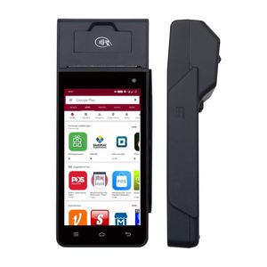 Robusto STQC certificado Anson Z90 MSR IC NFC código QR POS biométrico de mano con escáner de huellas dactilares - Product Image 1