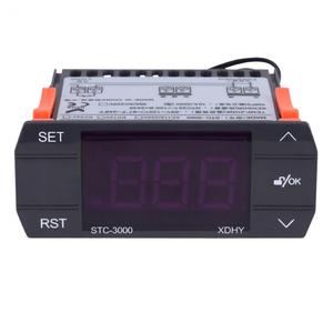 Termostato Digital con pantalla LCD de STC-1000, Control de temperatura, termómetro, controlador térmico con Sensor NTC, CA 110-220V, 10A