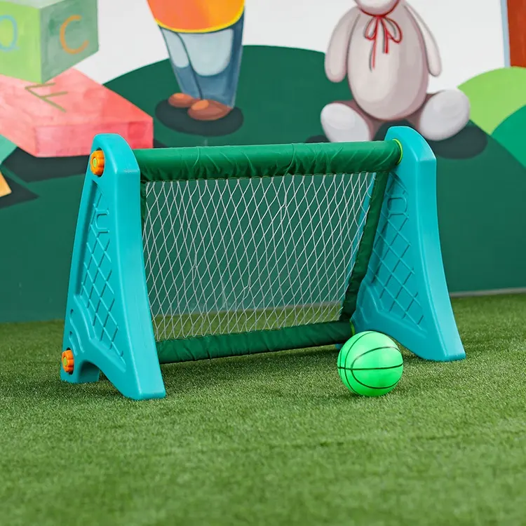 Mini cancello da calcio in plastica per allenamento fisico per bambini