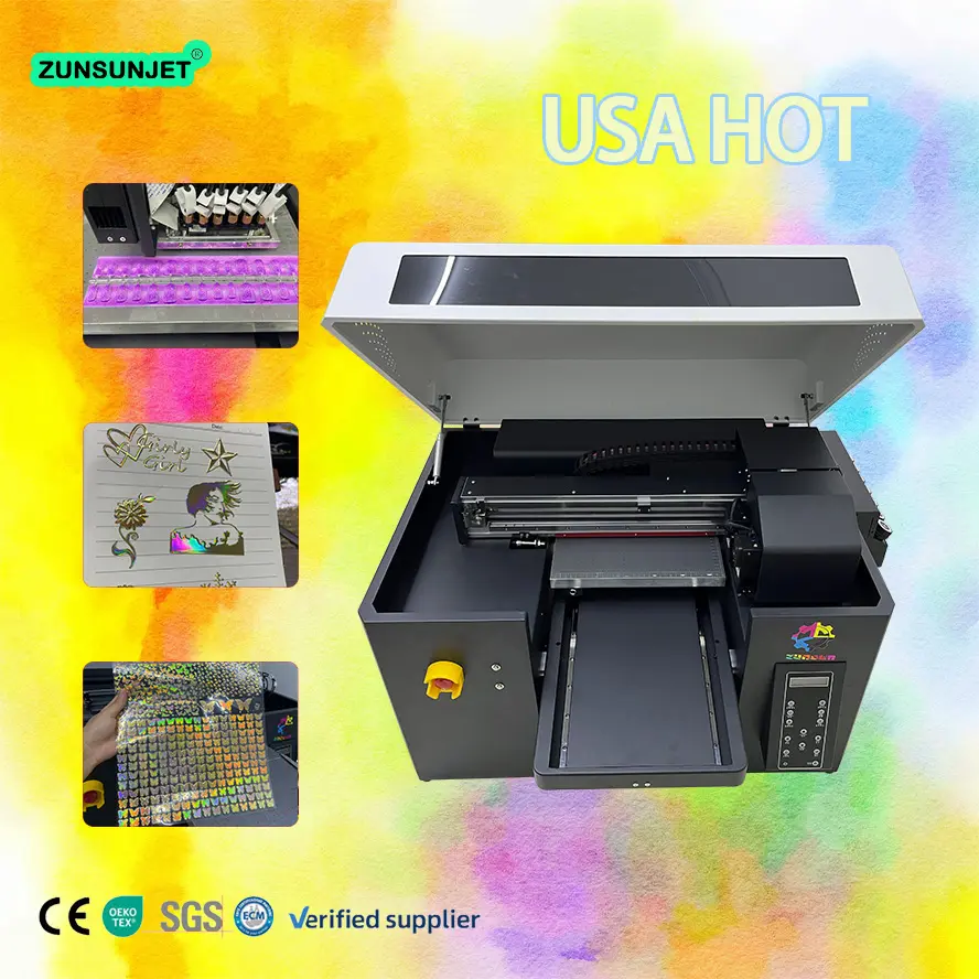 Impresora Led automática Uv Que Imprime Sobre Cualquier Superfi Impresora impresora uv 2023 Hibrida Xp600 Impresora Uv