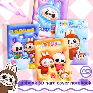 Labubu Cute Literary A5 Cuaderno de tapa dura Impreso con cierre magnético y especificaciones de lámina de alto valor al por mayor - Product Image 6
