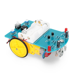 Nuovo Kit Robot con stelo tracciabile Starter Kit Robot 2WD fai da te Kit Robot per educazione elettronica non assemblato PCB/PCBA IC Kit per bambini - Product Image 1