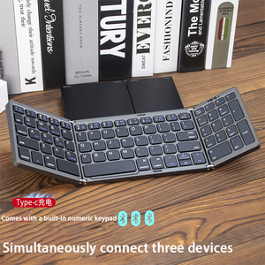 Factory Direct Sale Wireless Bluetooth <strong>Keyboard</strong>, Portable, Three Channel Mobile Phone, Tablet, Universal - Product Image 4