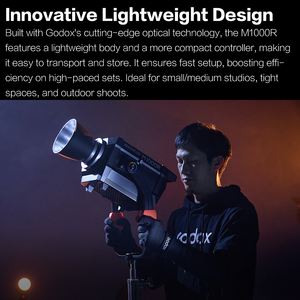 Godox M1000R K1 Set 1150W 1800K-10000K Full RGB Color LED Video <strong>Light</strong> Continuous Lighting Is Used for Photo and Video Shooting - Product Image 4
