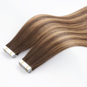 Brazilian Straight Remy Invisible Tape-in Weft Extensions Real <strong>Human</strong> Hair Straightforward and <strong>Easy</strong> to Apply - Product Image 3