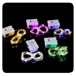 NUEVA cuerda de alambre de cobre Caja de batería de botón de modo intermitente de 3 funciones Luces de serie decorativas Led Luz de vacaciones - Product Image 2