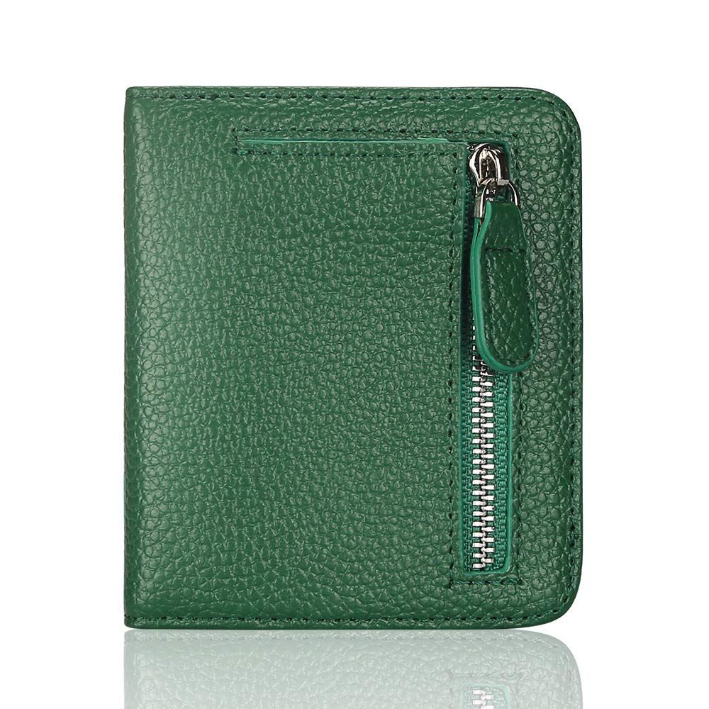 Natural leather-Dark Green
