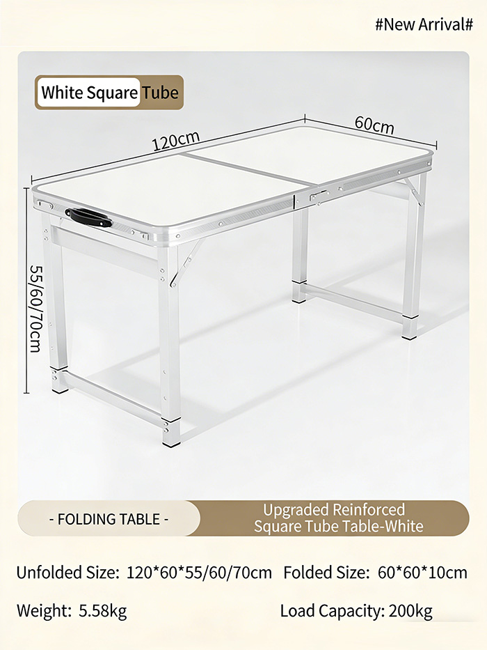 White-Square table legs