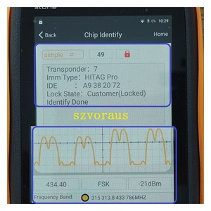 Ford 5 düğme için yüksek kaliteli akıllı uzaktan araba anahtarı kesilmemiş anahtar ile akıllı kart 434 mhz ID49 çip szvorwholesale toptan - Product Image 3