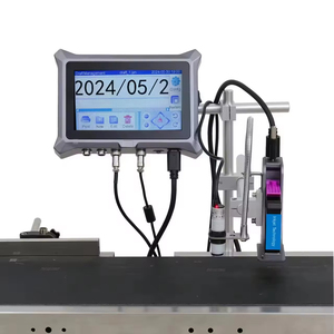Venta de fábrica, impresora de inyección de tinta automática Industrial, máquina de codificación de 4,3 pulgadas XP600 para botella, etiqueta de cartón, fecha, número, codificación de logotipo - Product Image 1